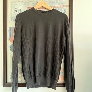 Giorgio Armani 💯 Cashmere Italy Charcoal Grey Sweater M/L